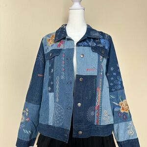 Embroidered Denim Jacket